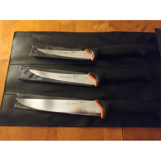 Knivsett 3 stk, for slakting og nedskj�ring