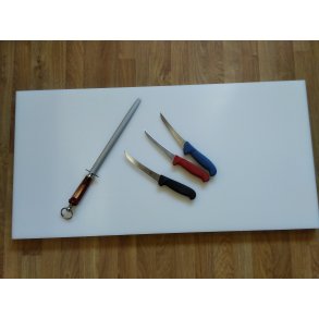 Skjreplate PE-Natur 500X1000X30 mm