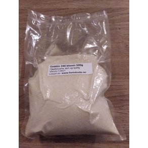 Gelatin 240 Bloom 500 g.