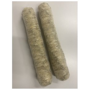 Fibertarm 55mm opprynket med hvitt nett 12,5 m