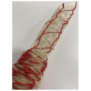 Fibertarm 55mm opprynket med rdt nett 12,5 m