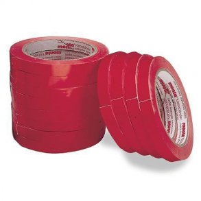 Tape 12 mm r�d, for lukkedispenser